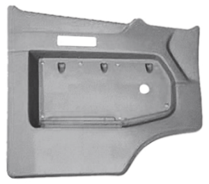 Porta LD Cinza 709/1941 Plástico com bolsa - Romanaplast